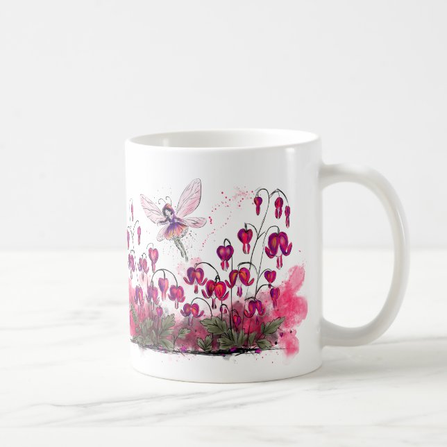 Bleeding Heart Fairy Coffee Mug (Right)