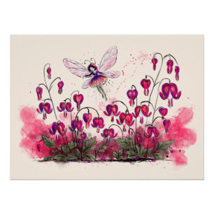 Bleeding Heart Fairy Poster