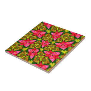 Bleeding Heart Flower Tile