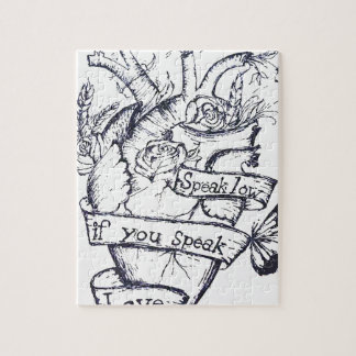 Bleeding Heart Jigsaw Puzzle