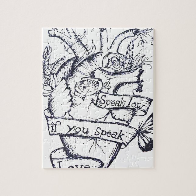 Bleeding Heart Jigsaw Puzzle (Vertical)