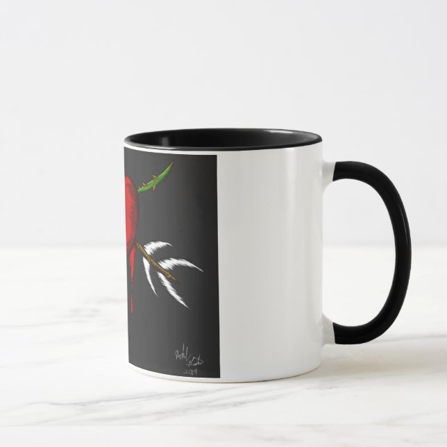 Bleeding Heart Mug (Right)