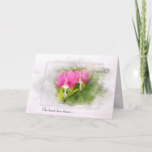 Bleeding Heart Sympathy Card