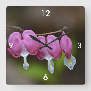 Bleeding Heart Wall Clock