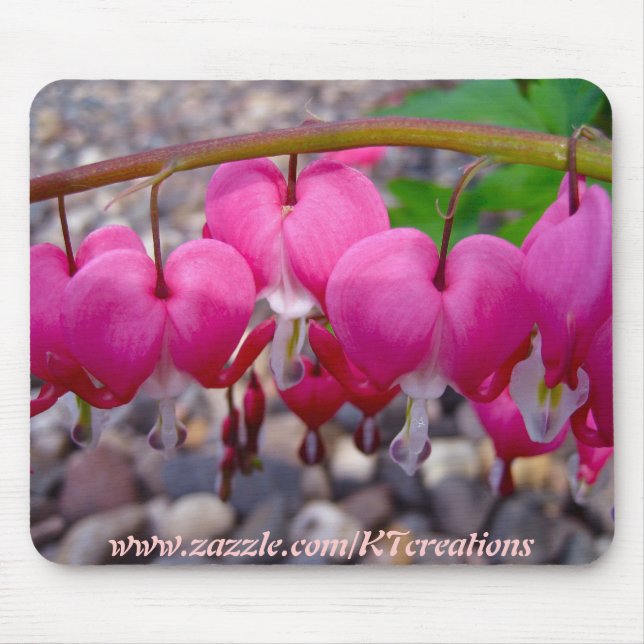 Bleeding Hearts Mouse Mat (Front)