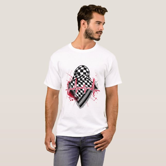 bleeding keffiyeh  T-Shirt (Front Full)