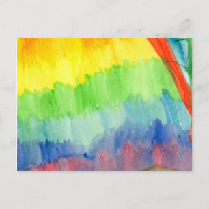 Bleeding Rainbow Postcard