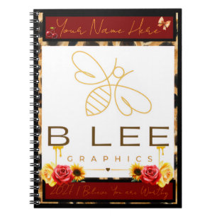 BLEEGRAPHICS Logo Sprial Notebook