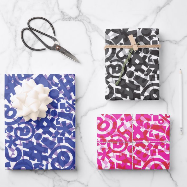Bleeped Out Wrapping Paper Assortment (Front)