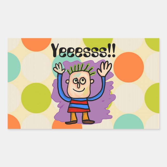 Bleeping Yea! Sticker (Front)