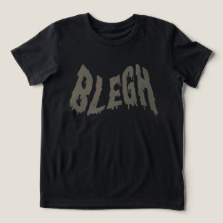 BLEGH Funny Heavy Metal Metalcore Rock Music Tri-Blend Shirt