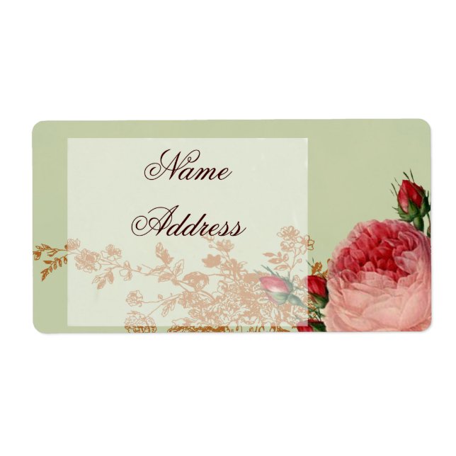 Blehheim Rose - Sage Green (Front)