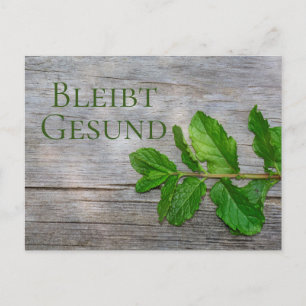 Bleibt Gesund  - Postcard