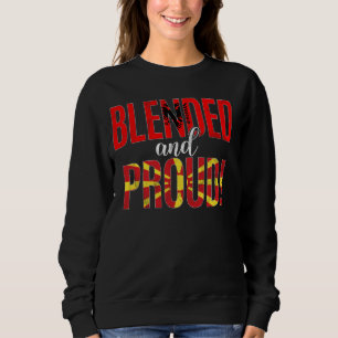 Blended And Proud Nationality Half Albanian Half M Sweatshirt