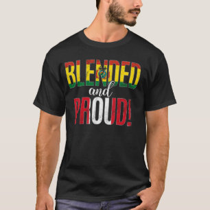 Blended And Proud Nationality Half Bolivian Half P T-Shirt
