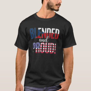 Blended And Proud Nationality Half Czech Half Amer T-Shirt
