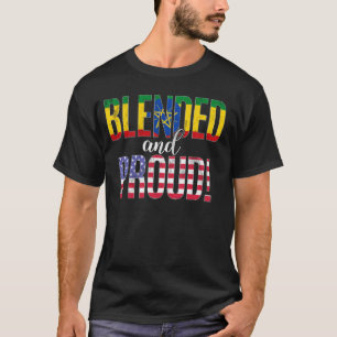 Blended And Proud Nationality Half Ethiopian Half T-Shirt