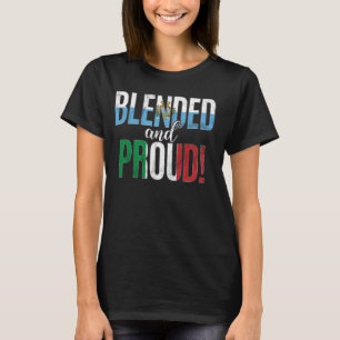 Blended And Proud Nationality Half Sammarinese Hal T-Shirt