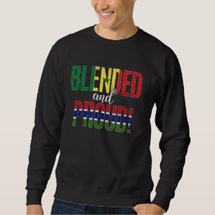 Blended And Proud Nationality Half Senegalese Half Sweatshirt