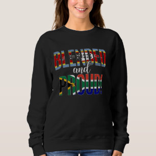 Blended And Proud Nationality Half Swazi Half Sout Sweatshirt