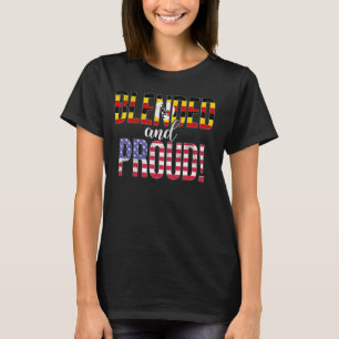 Blended And Proud Nationality Half Ugandan Half Am T-Shirt