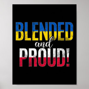 Blended And Proud Nationality Half Ukrainian Half Poster