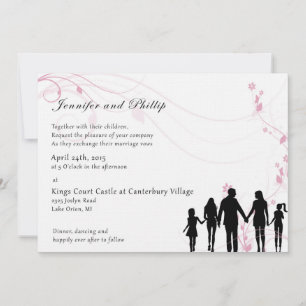 Blended Family Wedding Invitation