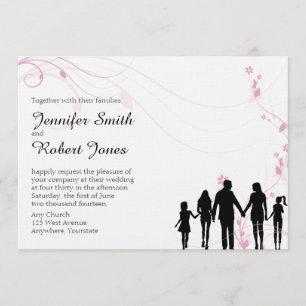 Blended Family Wedding Invitation