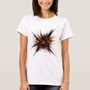 Blended Pastel Colour Wash Art T-Shirt