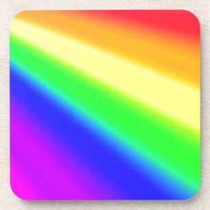 Blended Rainbow Multicolor Pride Coaster