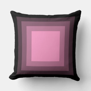 Blended Squares - Black to Pink Cushion