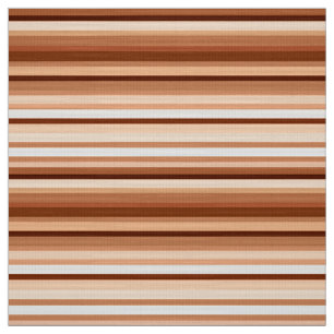 Blended Stripes, Brown, Tan and Cream      Fabric