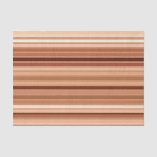 Blended Stripes, Brown, Tan and Cream      Tissue Paper
