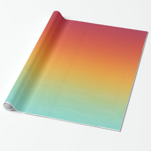 Blended Sunset Wrapping Paper