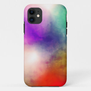 Blending colourful watercolor painting iPhone 11 case