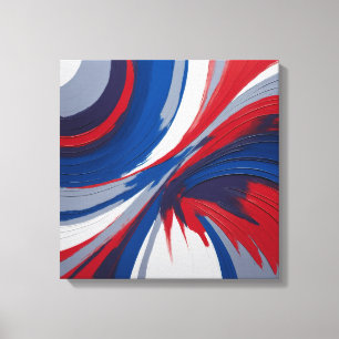 Blending colours canvas print