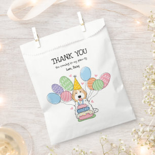 Blenheim Apricot Cockapoo Cavapoo Birthday Party Favour Bags
