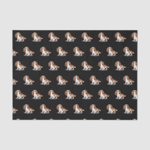 Blenheim Cavalier King Charles Spaniel Cartoon Dog Tissue Paper