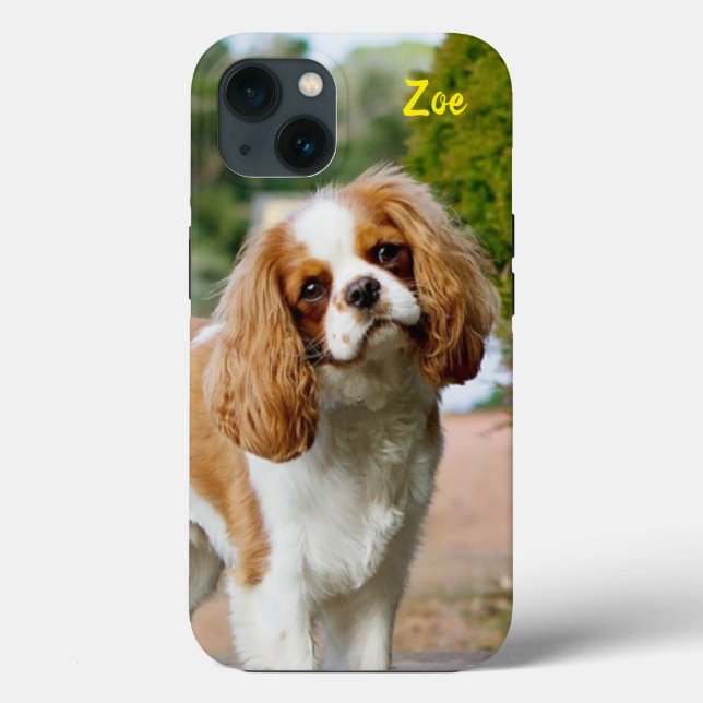 Blenheim Cavalier King Charles Spaniel Puppy Dog Case-Mate iPhone Case (Back)