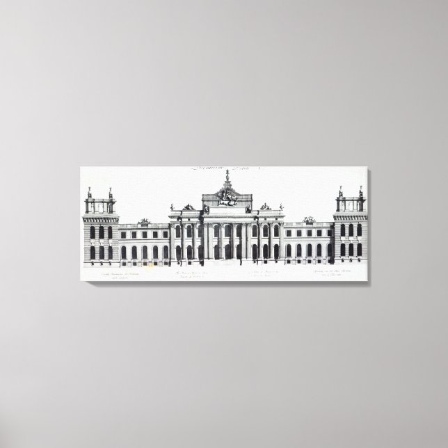 Blenheim Palace Canvas Print (Front)