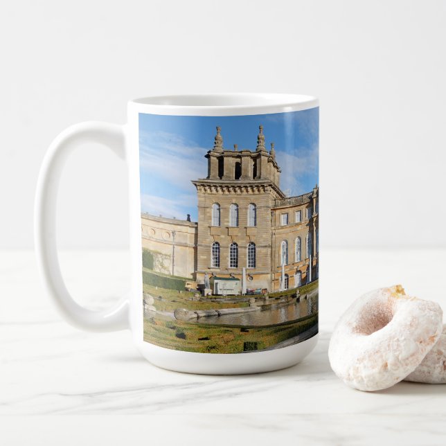 Blenheim Palace  Coffee Mug (With Donut)