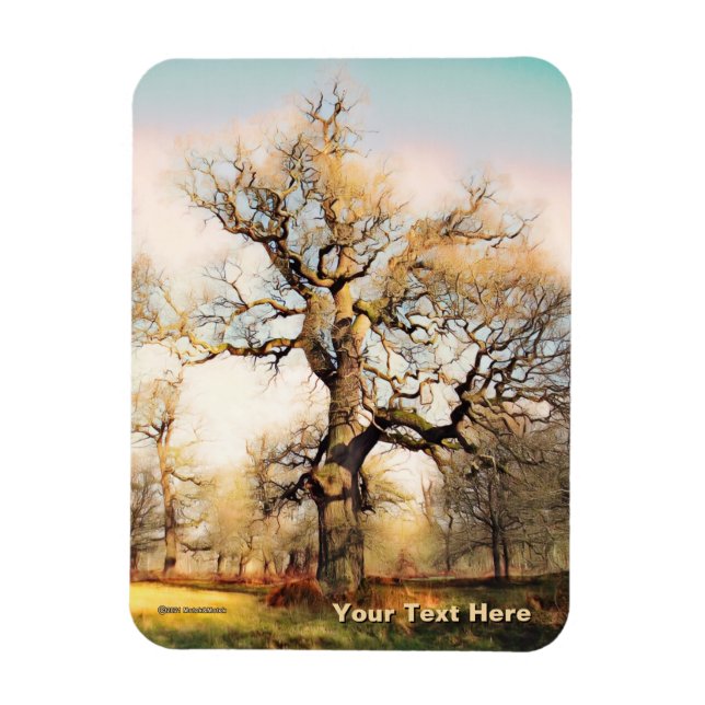 Blenheim Palace English Oak Magnet (Vertical)