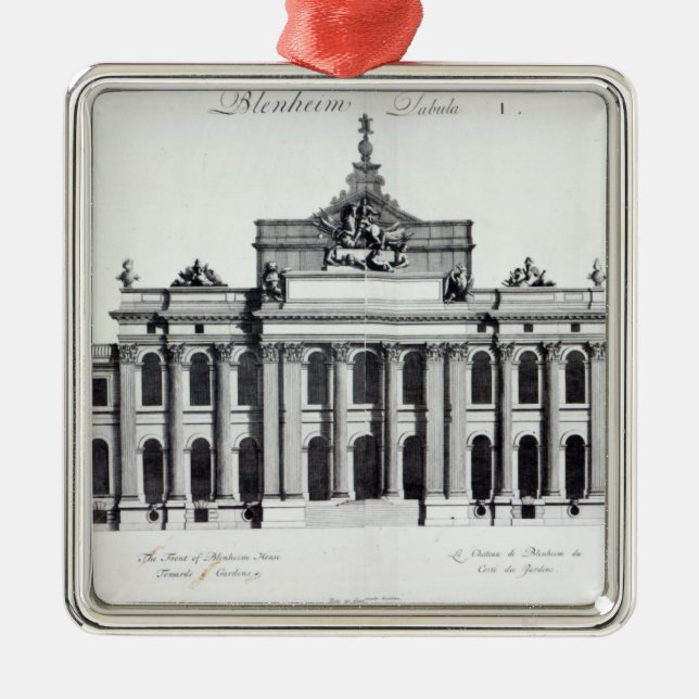 Blenheim Palace Metal Tree Decoration (Front)