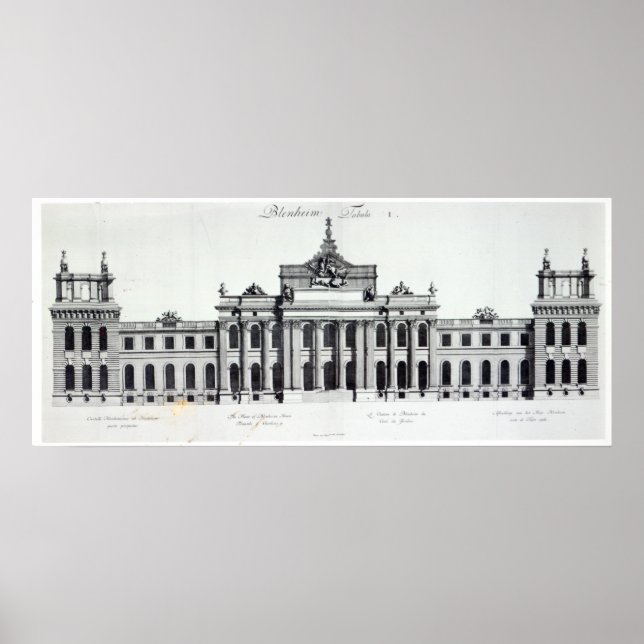 Blenheim Palace Poster (Front)