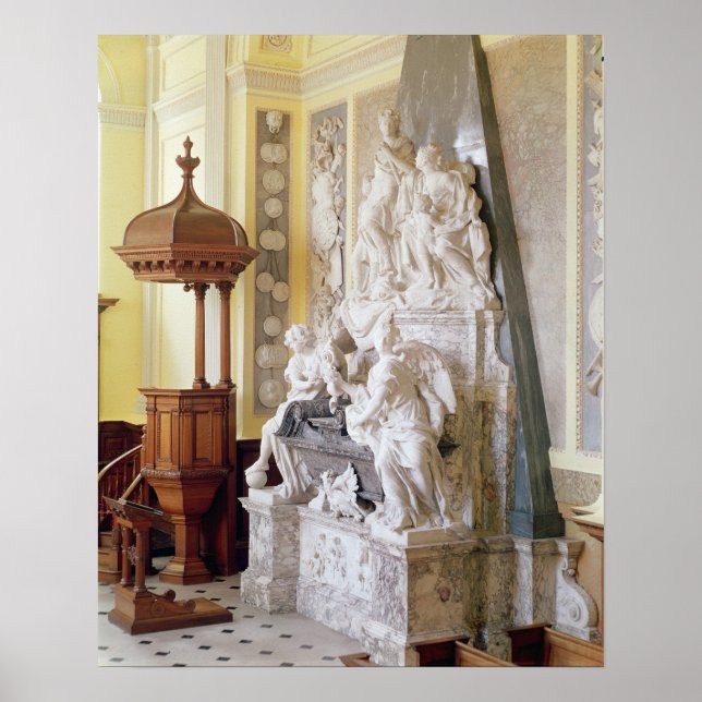 Blenheim Palace, the chapel, c.1705 Poster (Front)