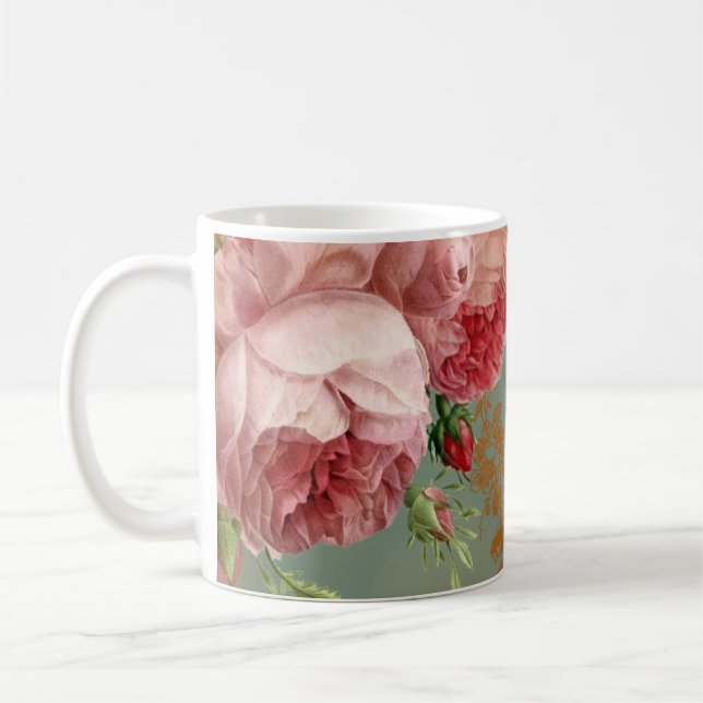 Blenheim Rose Coffee Mug (Left)