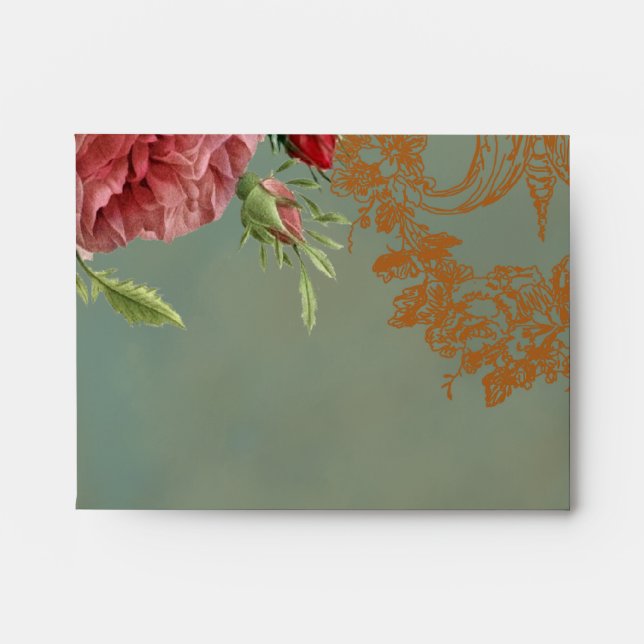 Blenheim Rose Envelope (Front)