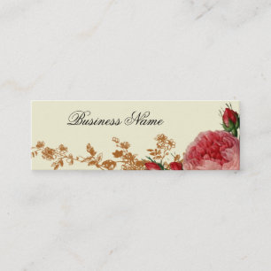 Blenheim Rose , ivory, Mini Business Card