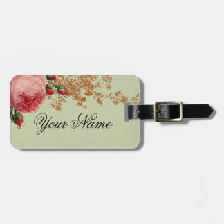 Blenheim Rose Luggage Tag