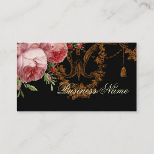 Blenheim Rose, noir, Business Card